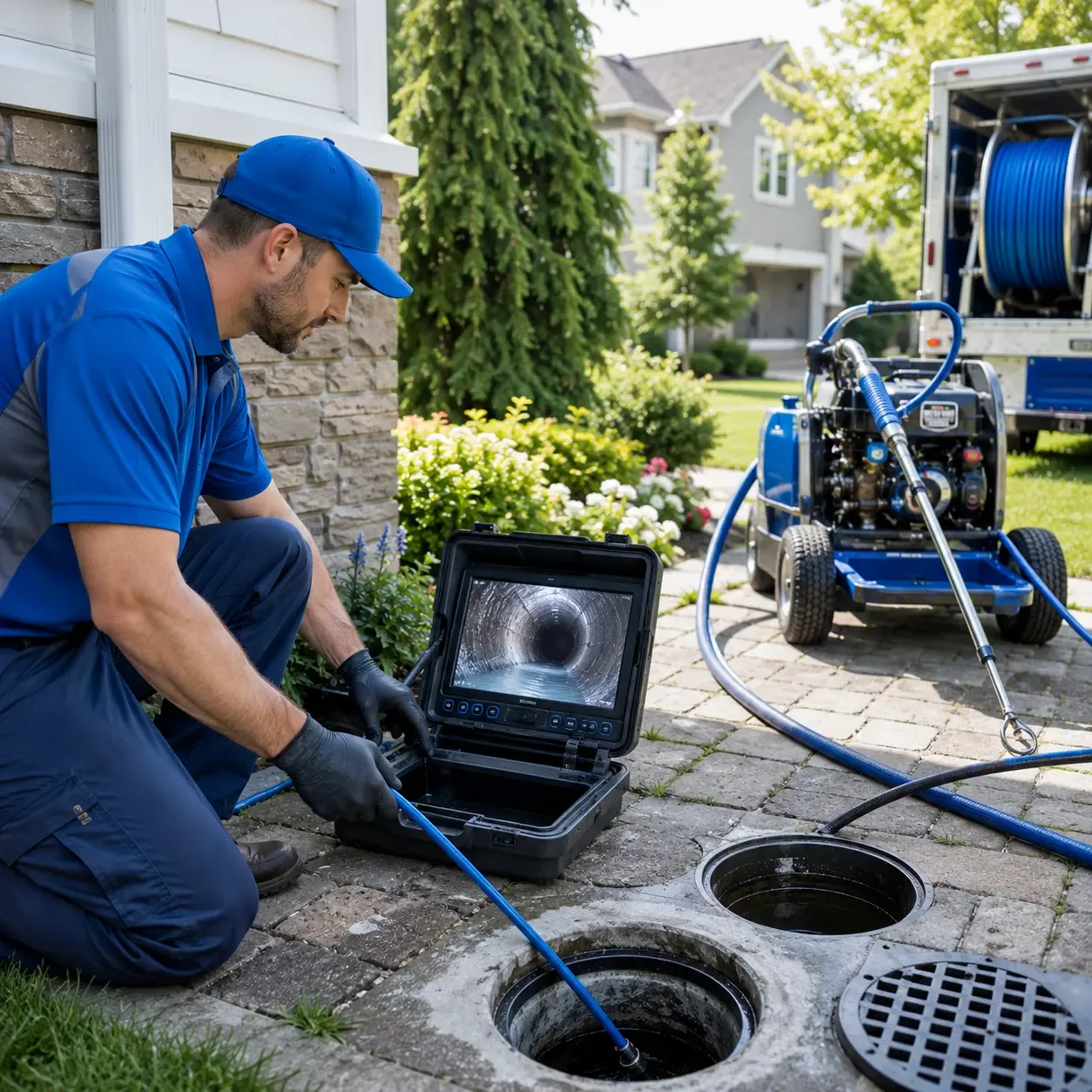 Outdoor drain cleaning professionals serving Derrick City, PA